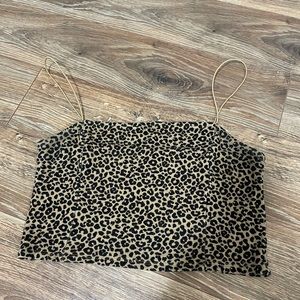 Cheetah tank top